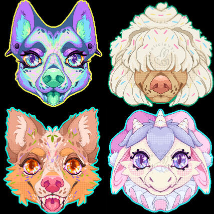 Pixel Avatar Examples 2